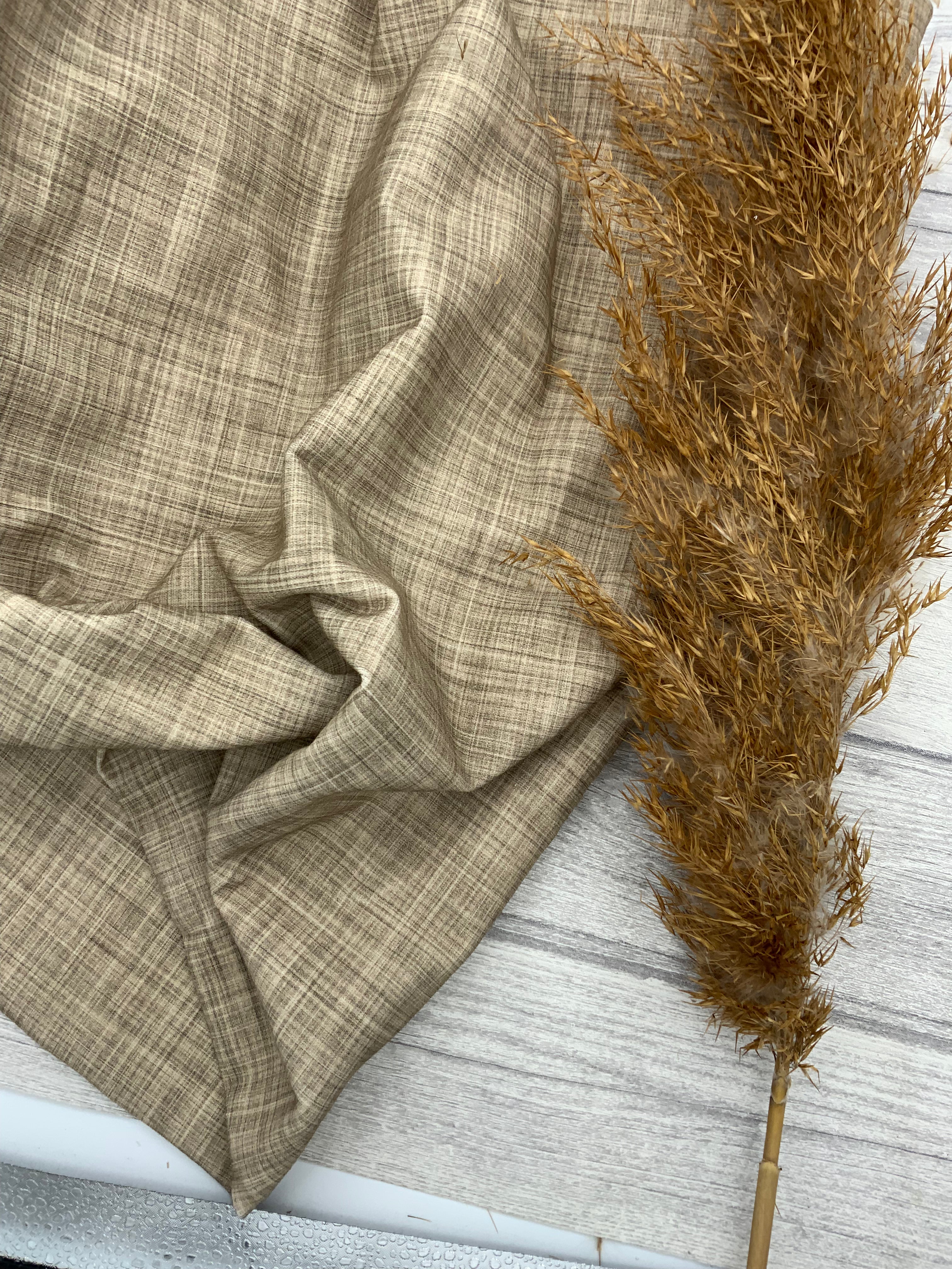 Beige Leinen Optik Dauervorbestellung